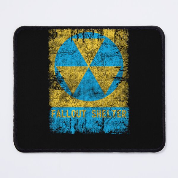 Item preview, Vault Shelter Post Apocalyptic Retro Symbol Distressed designed and sold by MathWare MathClips.