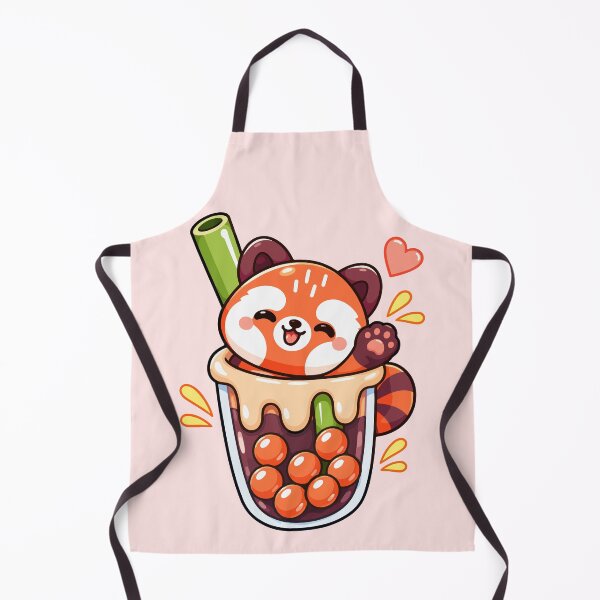 Item preview, Kawaii Red Panda Bubble Tea designed and sold by RedpandasMerch.