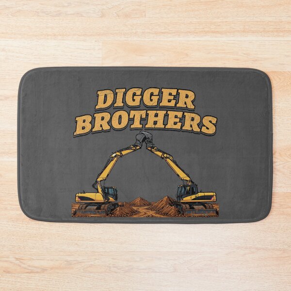 Item preview, Digger Brothers Funny Excavator Operator Design designed and sold by Operator Style Wear.