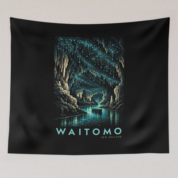 Item preview, Waitomo - New Zealand designed and sold by GoodOldVintage.