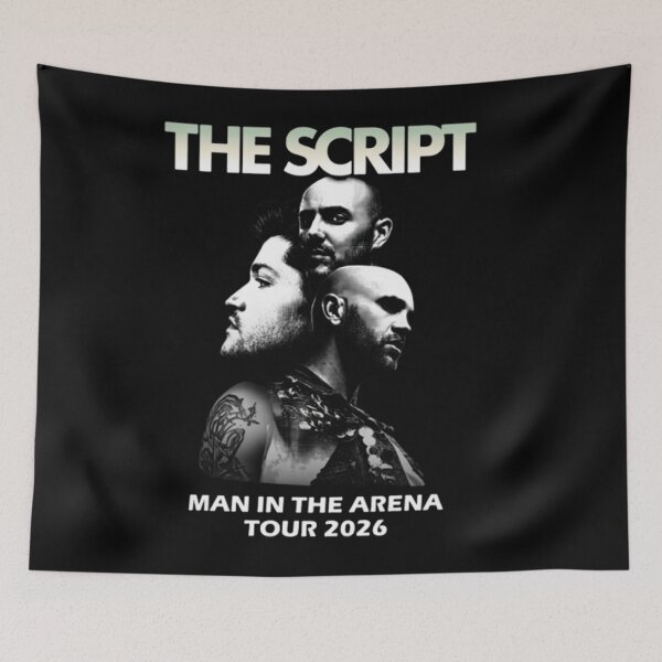Item preview, The Script, Man In The Arena Tour 2026 designed and sold by speakmanArt.