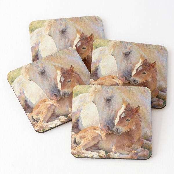 Item preview, Mare and Foal Nuzzling Together designed and sold by Simple Life & KAMOCHI.