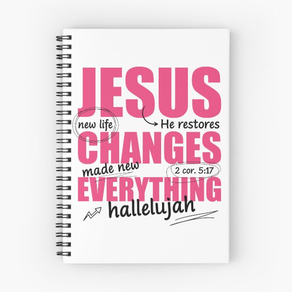 Item preview, Jesus Changes Everything | Made New Christian Faith 2 Corinthians 5:17 Design designed and sold by Uniquememorable.