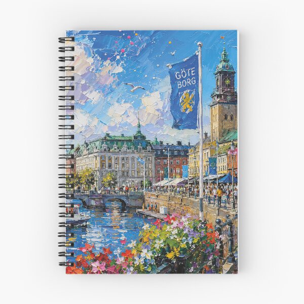 Item preview, Gothenburg, Sweden – a painting of a summer day in this beautiful Scandinavian city. designed and sold by GalleryKauffeld.