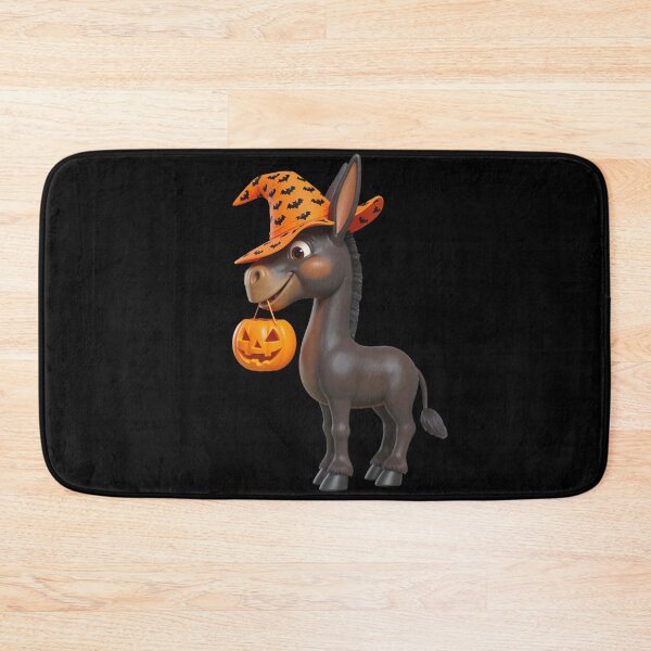 Item preview, Cute Halloween donkey with pumpkin designed and sold by SaSe-Design.