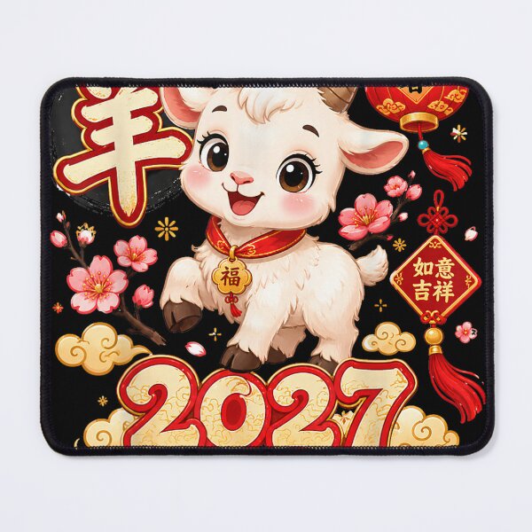 Item preview, Year Of The Goat 2027 羊年 Chinese Lunar New Year Chinese Zodiac designed and sold by BASKF.