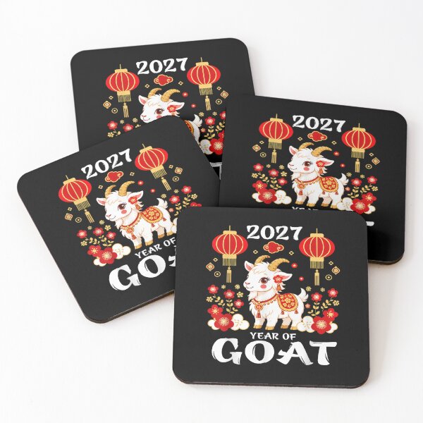 Item preview, Year Of The Goat 2027 羊年 Chinese Lunar New Year Chinese Zodiac designed and sold by BASKF.