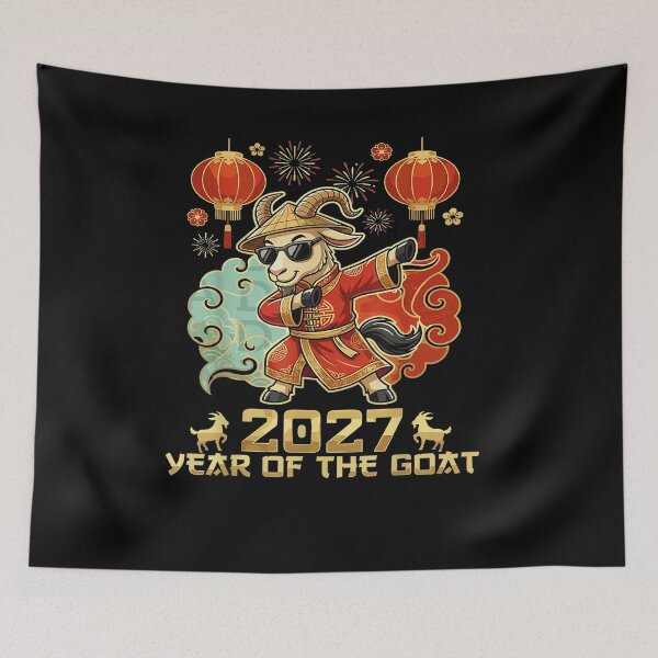 Item preview, Year Of The Goat 2027 Chinese Lunar New Year Chinese Zodiac designed and sold by BASKF.