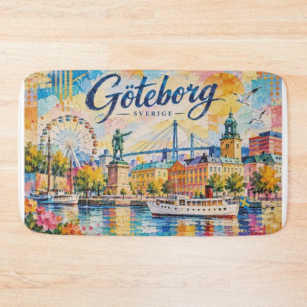 Item preview, Gothenburg Postcard, Sweden – A Beautiful city in Europe. designed and sold by GalleryKauffeld.