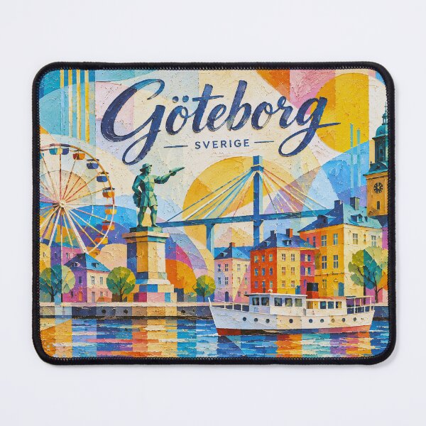 Item preview, Gothenburg Sweden – a painting of a summer day in this beautiful Scandinavian city. designed and sold by GalleryKauffeld.