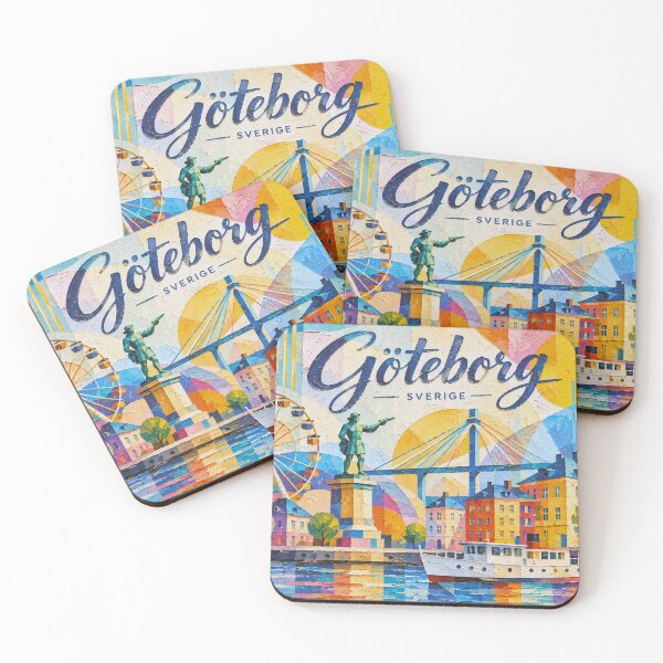 Item preview, Gothenburg Sweden – a painting of a summer day in this beautiful Scandinavian city. designed and sold by GalleryKauffeld.