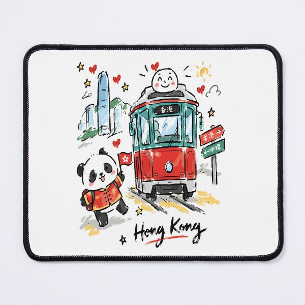 Item preview, Cute Hong Kong Tram Sketch Art v2 designed and sold by RamyGallery.