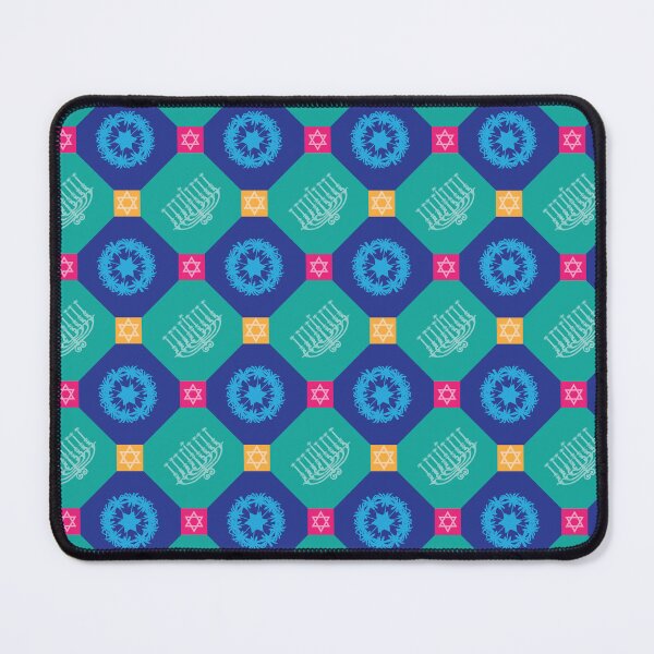 Item preview, Happy Hanukkah Simplified Geometric designed and sold by Digitalmyth's Designs.