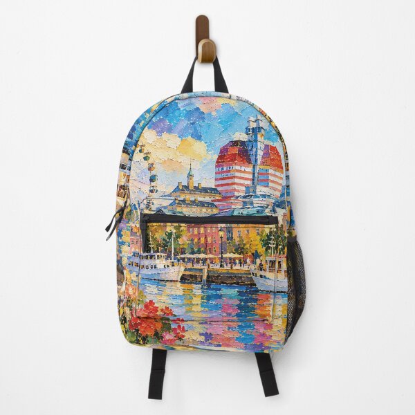 Item preview, Gothenburg, Sweden – a painting of a summer day in this beautiful Scandinavian city. designed and sold by GalleryKauffeld.