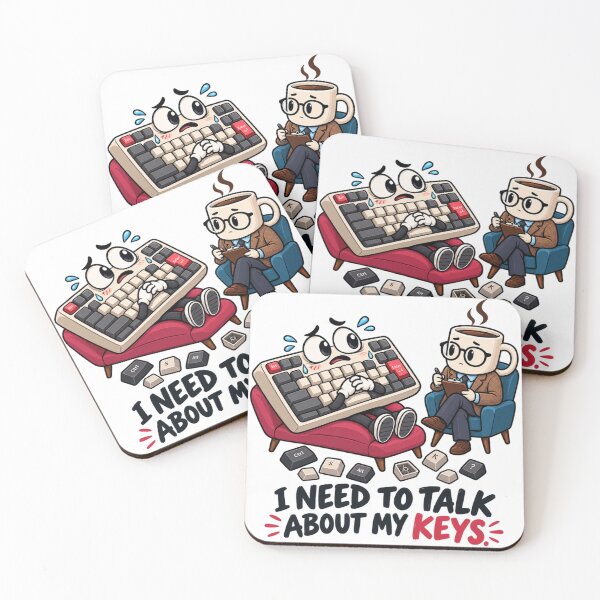 Item preview, Funny Keyboard Therapy Computer Geek Humor Design designed and sold by NovaMoodCo.
