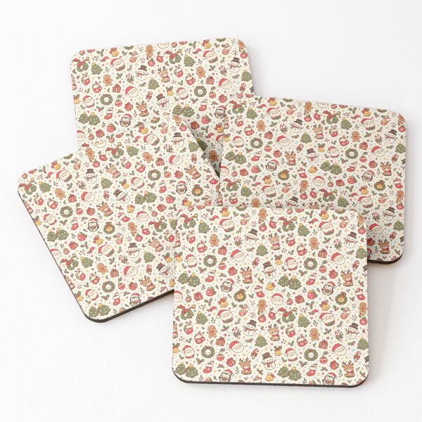 Item preview, Cute Christmas Seamless Pattern | Whimsical Holiday Doodle Art designed and sold by Little Joy Market.