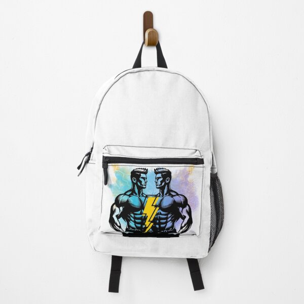 Item preview, Electric Power Duo – Lightning Bolt Superhero Art designed and sold by Palette _Vibes.