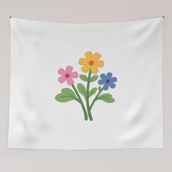 Item preview, Colorful Flowers Botanical Illustration designed and sold by SROXT.