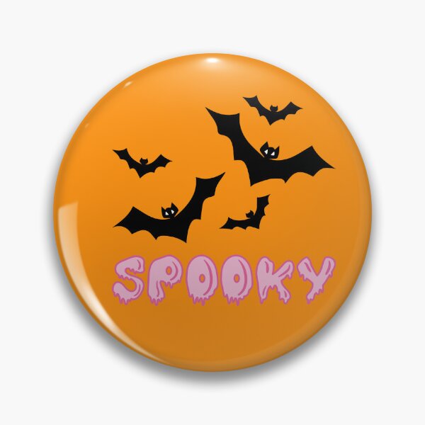 Item preview, Pink Slime Spooky Text Flying Bats Halloween designed and sold by SolutionsArt.