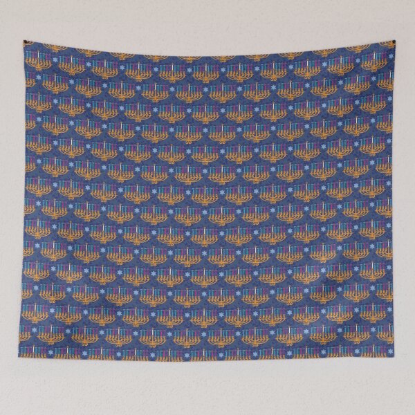 Item preview, Happy Hanukkah Menorahs designed and sold by Digitalmyth's Designs.