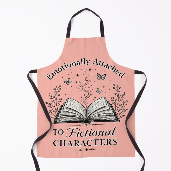 Item preview, Emotionally Attached to Fictional Characters Bookish Aesthetic T-Shirt  designed and sold by BeardWave.