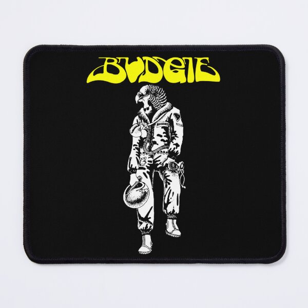 Item preview, Budgie Monochrome Heavy Metal Musician Portrait designed and sold by itaresapbou.