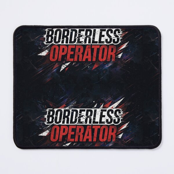 Item preview, Borderless Operator Cyberpunk Techwear Glitch Tee designed and sold by ZestlyStore94.