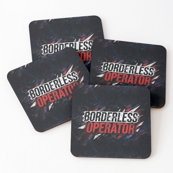 Item preview, Borderless Operator Cyberpunk Techwear Glitch Tee designed and sold by ZestlyStore94.