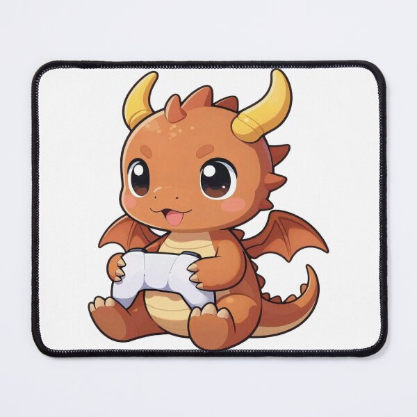 Item preview, Cute Baby Dragon Gamer Playing Video Games designed and sold by WildArtIT.