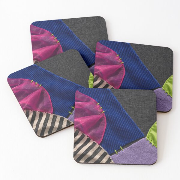 Item preview, Joined Not Identical - Abstract Textile Collage designed and sold by AmericanExtremist.
