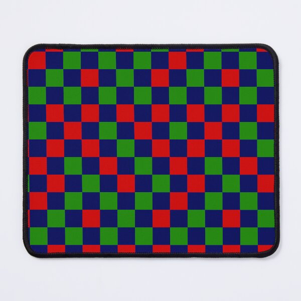 Item preview, Red Green and Navy blue Checkered Design designed and sold by PatternTitan.