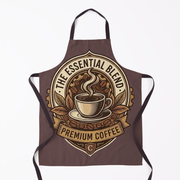 Item preview, The Essential Blend Vintage Premium Coffee Badge designed and sold by Salma.Store.