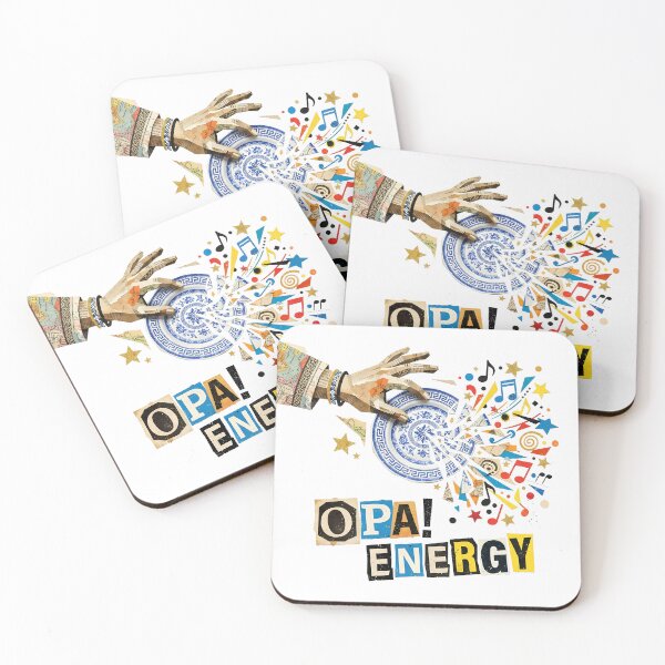 Item preview, Greek Food & Drink Summer Holiday Collage Set designed and sold by OzzFrequency.
