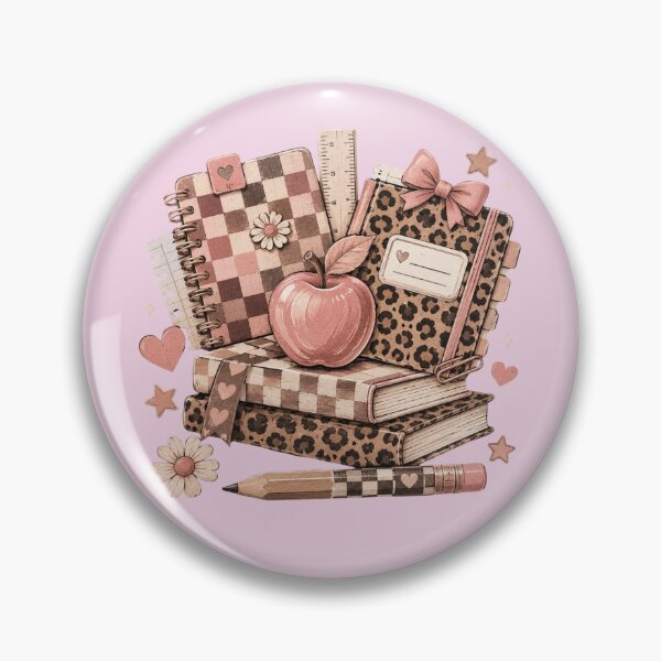 Item preview, Boho Neutral Teacher Back to School Books and Leopard Apple designed and sold by hamadacolonel.