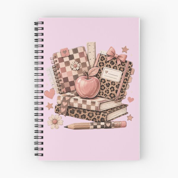 Item preview, Boho Neutral Teacher Back to School Books and Leopard Apple designed and sold by hamadacolonel.