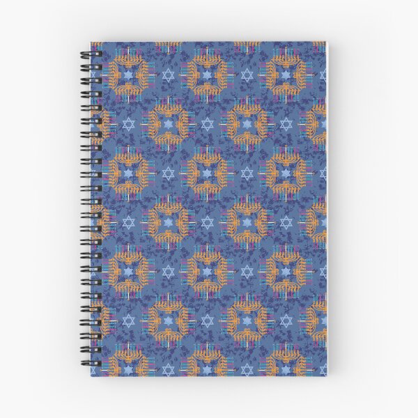 Item preview, Happy Hanukkah Menorah Quad Radials designed and sold by Digitalmyth's Designs.