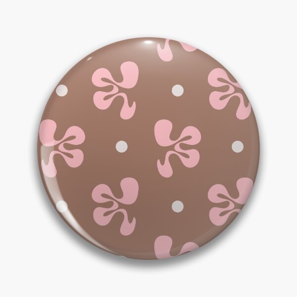 Item preview, Abstract Shapes Cheerful Whimsy Mocha Pink Pattern designed and sold by kierkegaard.
