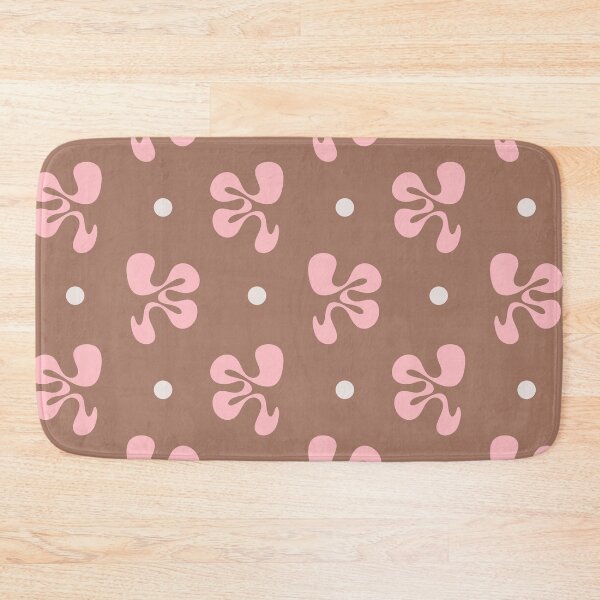 Item preview, Abstract Shapes Cheerful Whimsy Mocha Pink Pattern designed and sold by kierkegaard.