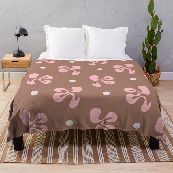 Item preview, Abstract Shapes Cheerful Whimsy Mocha Pink Pattern designed and sold by kierkegaard.