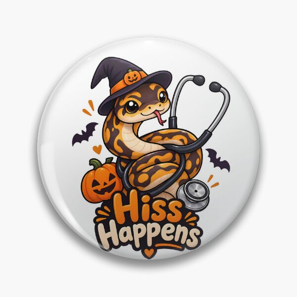 Item preview, Hiss Happens – Funny Exotic Animal Vet Halloween Snake Design designed and sold by Bettybee00.