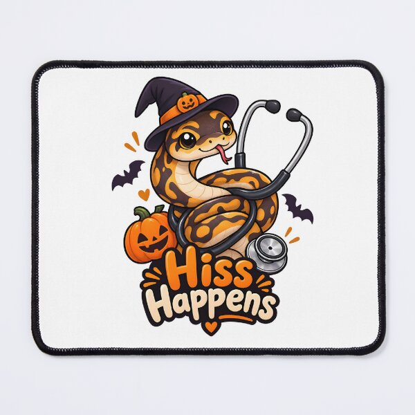 Item preview, Hiss Happens – Funny Exotic Animal Vet Halloween Snake Design designed and sold by Bettybee00.
