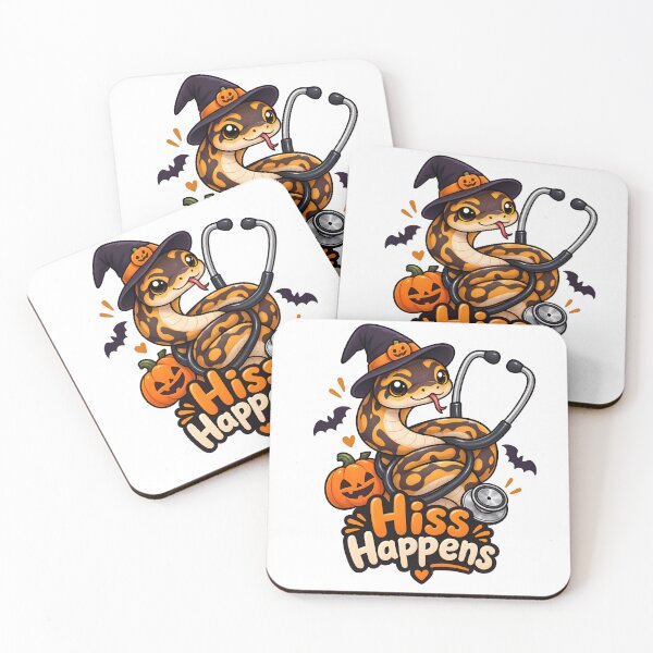 Item preview, Hiss Happens – Funny Exotic Animal Vet Halloween Snake Design designed and sold by Bettybee00.