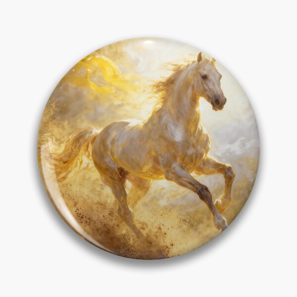 Item preview, Golden Horse Galloping Through Light designed and sold by Simple Life & KAMOCHI.