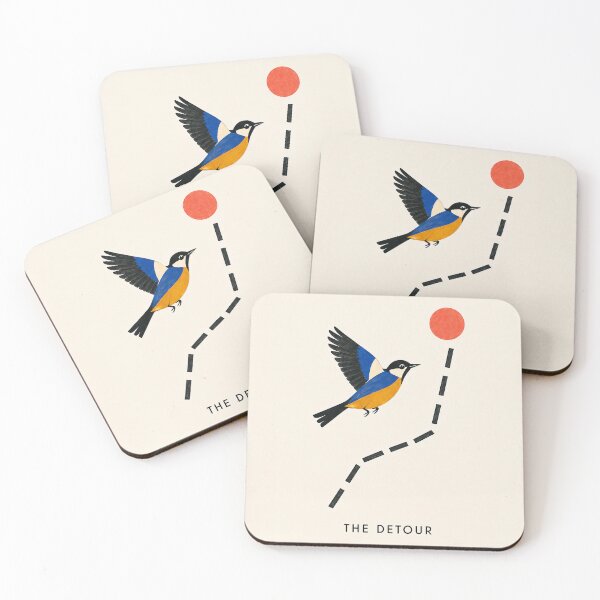 Item preview, Mid Century Modern Bird Art | The Detour Bauhaus Print designed and sold by Filora Atelier | Bird Art.