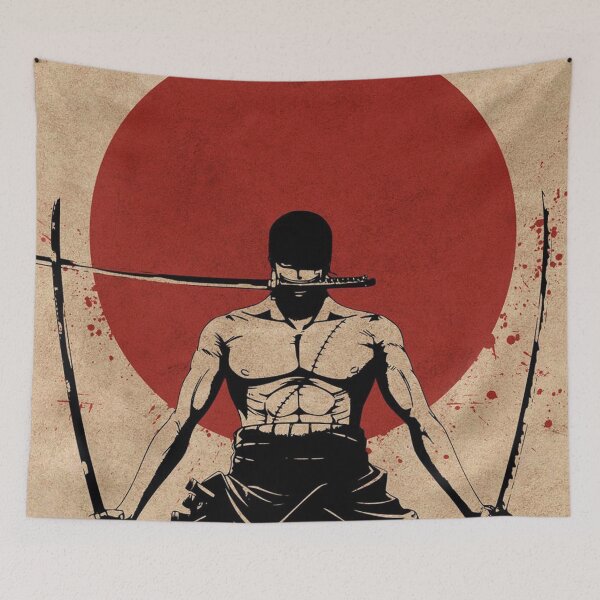 Item preview, Zoro Samurai – Red Sun designed and sold by Frent4091.