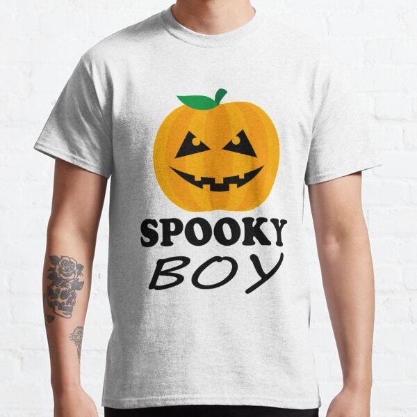 Boy Halloween Svg T Shirts Redbubble - halloween pumpkin shirt custom outfit roblox