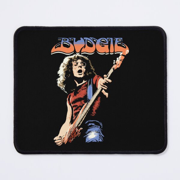 Item preview, Budgie Retro Logo Heavy Metal Design designed and sold by itaresapbou.