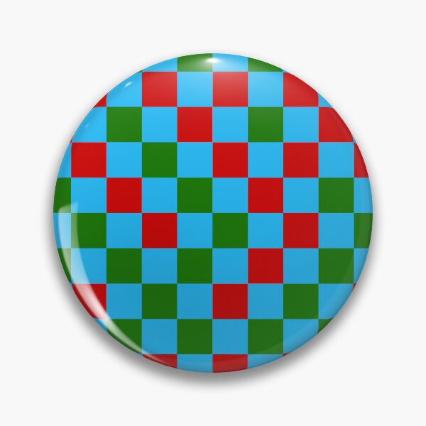 Item preview, Red Green and Cyan blue Checkered  Design   designed and sold by PatternTitan.
