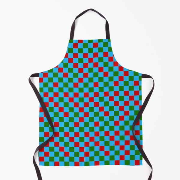Item preview, Red Green and Cyan blue Checkered  Design   designed and sold by PatternTitan.