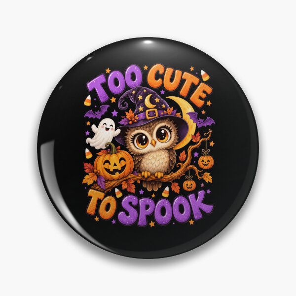 Item preview, Halloween Owl Witch Cute Pumpkin Moon Spooky Graphic designed and sold by ROUX-ART.